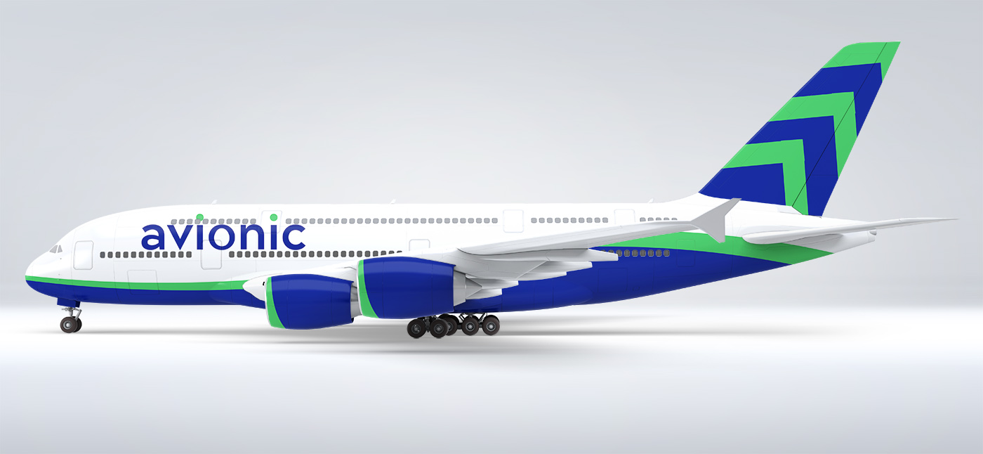 Avionic Aerospace | Brand Development 11 11 Airplane Livery